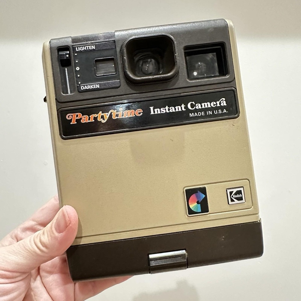 Party time Partytime KODAK Vintage‎ Instant Camera USA Not Tested